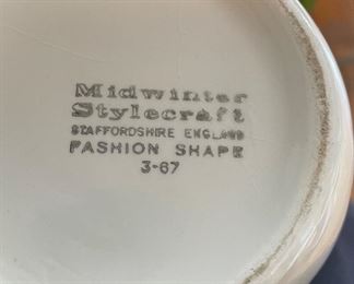 Midwinter Stylecraft Staffordshire England Fashion Shape Coffee Pot. Photo 3 of 3.