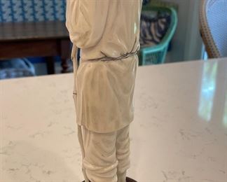 Antique Asian Figurine on Rosewood Stand. Photo 2 of 4.