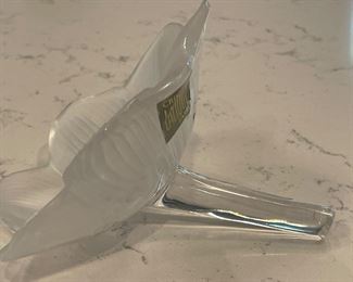 Lalique Anemone Small Flower Sculpture. Measures 4.5 x 4" D. Photo 2 of 3.