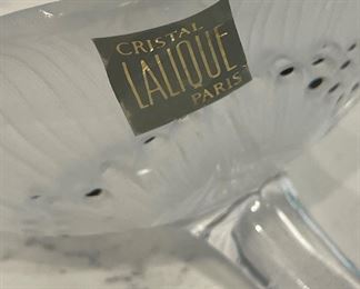 Lalique Anemone Small Flower Sculpture. Measures 4.5 x 4" D. Photo 3 of 3.