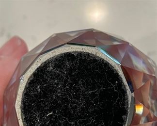 Cut Crystal Paperweight. Photo 2 of 2.