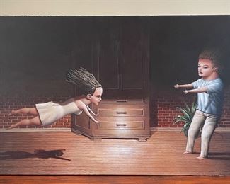 Arno Morland (South African Artist) Original Oils on Canvas - 4 Available. Measures 44" x 36". Photo 3 of 4.