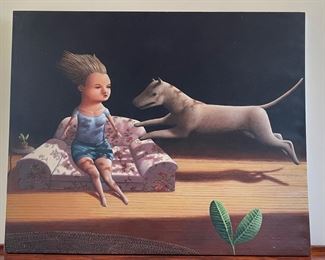Arno Morland (South African Artist) Original Oils on Canvas - 4 Available. Measures 44" x 36". Photo 1 of 4.