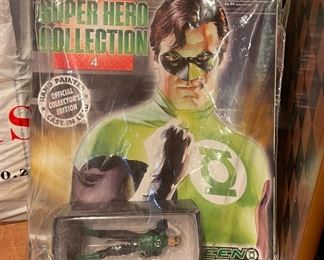 Marvel Comics Super Hero Comic Book & Figurine Collection 4 - Green Lantern.