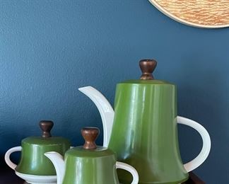 Mid-Century Coffee, Cream & Sugar Set. Made In Japan. Photo 1 of 2.