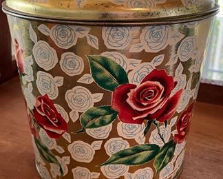 Vintage Metal South African Biscuit Tin with Lid - 3 Available. Photos 1 of 7.