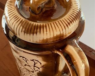 Mid-Century Crescent Ware Kruger National Park Coffee, Tea, Sugar & Creamer Set. Photo 2 of 4.