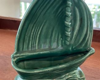 Vintage Sail Boat Glazed Ceramic Figurine. Photo 2 of 3.