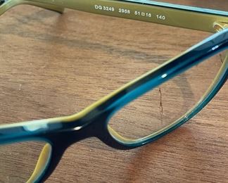 Pair of Dolce & Gabbana Eye Glasses. Photo 3 of 3.