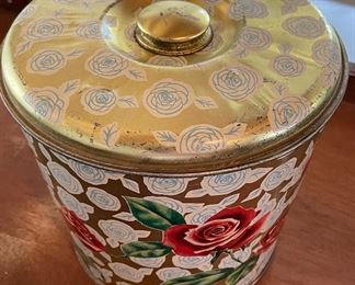 Vintage Metal South African Biscuit Tin with Lid - 3 Available. Photos 2 of 7.
