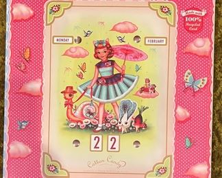 Cotton Candy Everlasting Calendar.
