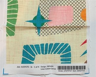 Fabric Swatch / Quilt Square - 4 Available. Each Measures 8" x 8". Photo 3 of 4.