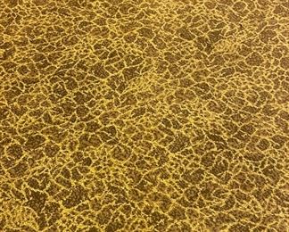 1950s Wool Vandyke Area Rug.