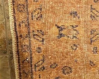 Reversible In-Door / Outdoor Rug. Reverse Side is Navy Blue. Photo 2 of 2.