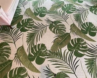 Palm Frond Area Rug.