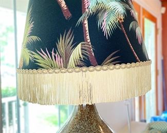 Mid-Century Gourd Table Lamp.