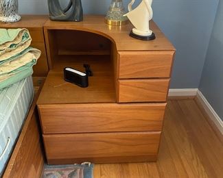 Mid-century modern Dixie "Scova" night stand - one of two