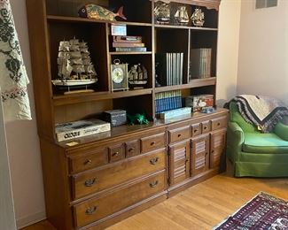 Heywood Wakefield cabinets with bookcases