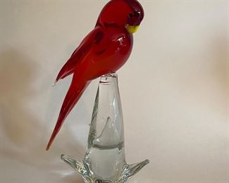 Murano glass birds
