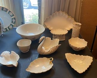 Assorted Lenox dishes