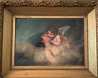 Antique oil painting, unsigned