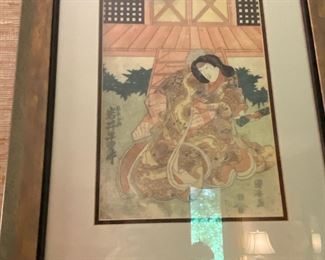 Set of 4 Asian prints