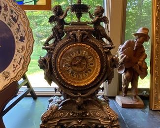 Fine antique Ansonia "Lydia" clock