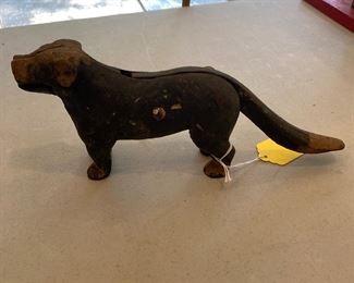 Vintage cast iron dog nutcracker