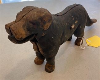 Vintage cast iron dog nutcracker