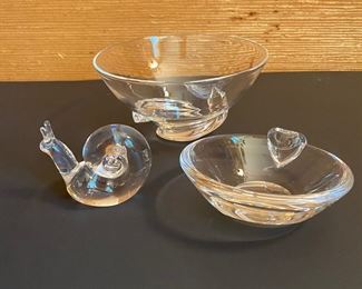 Steuben glass items