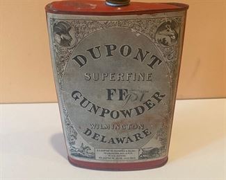DuPont powder tin