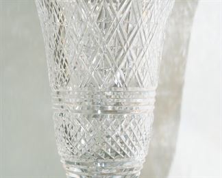 Waterford Crystal Gregorian Strawberry pedestal vase