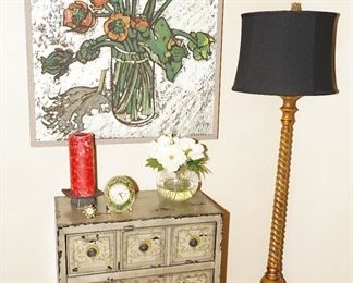 This painting is a genuine oil on canvas titled "Yellow Waterlilies" by Richard Charles Gilkey.