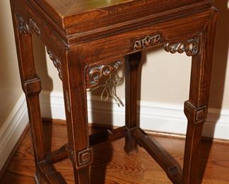 Asian inspired pedestal stand