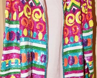 Vintage Laurence Kazar beaded jacket