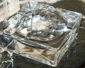 Crystal ashtray