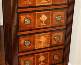 Drexel Heritage inlaid cabinet