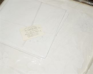 There are several Marghab linens available in all shapes and sizes; including napkins, placemats, tea towels and more.