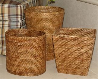 Rattan baskets