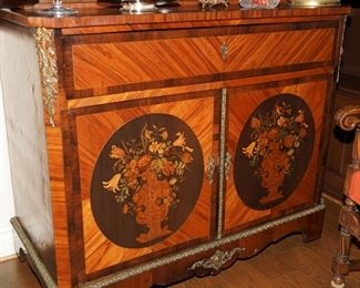 Inlaid Louis XV secretary desk