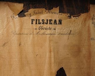 Filsjean is the engraver of the piece.