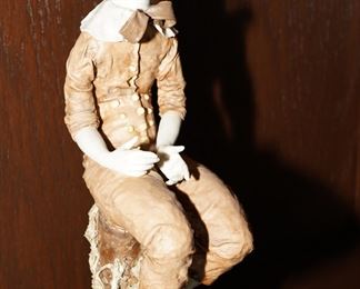 Boy figurine by Bonnie Porter