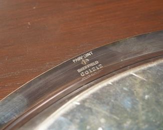 Sheffield pairpoint tray