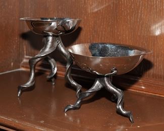 Aram silver olive branch bowls- set pf 2