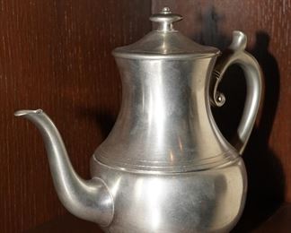 Pewter teapot