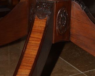 Note the fine detail of this amazing hand made Kensington table.