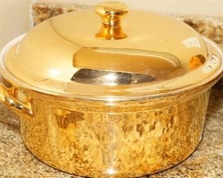 Hall Golden Glo covered serving dish