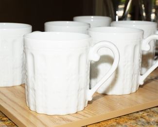 Set of 6 Bernardaud Louvre Mugs