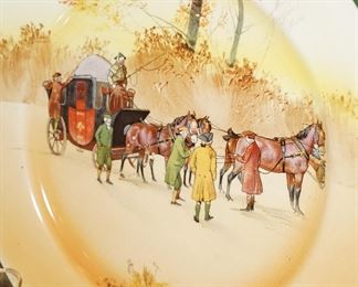 Royal Doulton "Coaching Days" plate