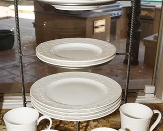Martha Stewart Collection dish set with stand